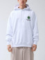 Logo hoodie white 
