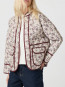 Lottie blush quilt jacket bordeaux 