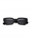 Luna sunglass transparent black grey 
