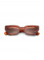 Luna sunglass transparent havana brown OS