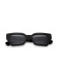 Luna sunglass transparent grey black 