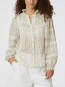 Lyla soft border blouse dusty yellow 