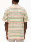 Maarkos stripes t-shirt foam berry 