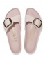 Madrid big buckle sandals patent rose 