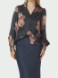 Massima misty orchid blouse midnight 