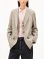 Mikulaa check blazer sand stone 