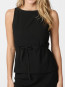 Nassa linen top black 