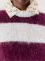 Nib 18d pullover rayures cranberry 