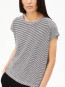Oneliaa lovely stripes black oatmilk 