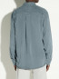 Ossian garment dyed tencel shirt english blu S