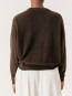 Oui 18a pullover choco chine 