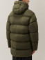 Nycra-R lens long hooded down jacket ivy green 