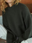 Paulina knit blouse moss green 