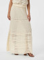 Pillina crochet knit skirt creme 