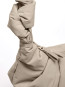 Pleat moon small bag  scallop 