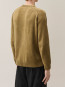 Chenille cotton crew neck ermine 
