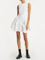 Poplin mini dress bright white 