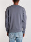 Relaxed loopback crewneck soft steel 