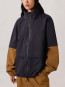Rain tech nylon jacket walnut 