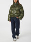 Rhea shiny puffer jacket olive 