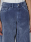 Rhue low wide jeans washed blue shade cord 