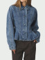 Rivora denim peplum jacket blue 