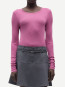 Sadou t-shirt ls red violet 