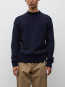 Sagvatnet wool roll neck dk navy 