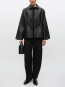 Salaax leather jacket black 
