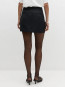 Satin mini skirt black 
