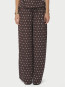 Sebba big dot pants dark brown 