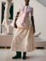 Shopper xxl pocket vichy mauve 
