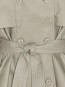 Short trench coat aluminium 