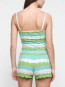 Soft knit textured shorts juicy apple str 