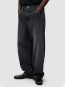 Fade wash baggy pants black 