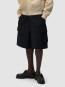 Leinen cargo short black 