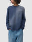 Stencil sunfade longsleeve navy 