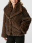 Stephanie faux fur brown 