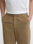 Barbour stretch cord relaxed trouser mushroom 
