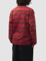 Sunfade striped longsleeve red bordeaux 
