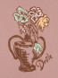 T-shirt vase havana old pink 