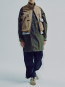 The multiple fleece vest coyote 