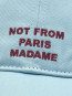 La casquette slogan cap lt blue 