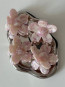 Flower clip baby pink 