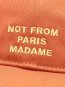 La casquette slogan cap rust 