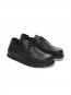 Utti lace leather mokassin black 