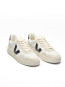 V-90 leather sneaker white black 