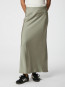 Vicky heavy sateen skirt smoke green 