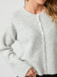Vilja knit cardigan lt grey mel 