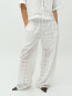 Viljane-m embroidery pants white 